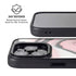 Pink Marble Ink iPhone 15 Pro Kickstand Case